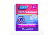 May & Baker Paracetamol Tabs.,500mg,x96
