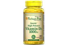 Puritan Vitamin D3 Tabs., 5000iu (H/P) x100