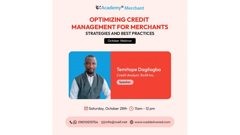 October 2023 RxAcademy Webinar: Optimizing Credit Management For Merchant -Strategies and Best Practices