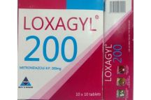 May & Baker Loxagyl 200 Tabs., 200mg (10x10 Tabs)