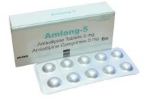 Elbe Amlong (Amlodipine) Tabs., 5mg (x30 Tabs)