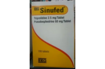 Sinufed Tab..,2.5mg/60mg x100