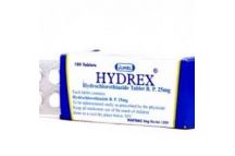 Juhel Hydrex (Hydrochlorothiazide) Tabs., 25mg., x100 Tabs