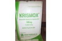 Krishat Krismox(Amoxicillin) Caps.,500mg(x100Caps)