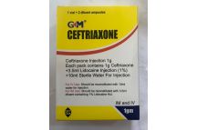 Ceftriaxone Injection 1g with water