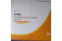 Global Pentazocine Inj. 30mg/1mL,  1x1 ampoule