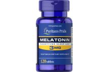 Puritan's Pride Melatonin 3mg., x120 Tab.