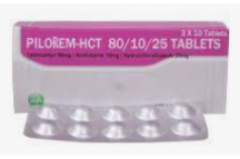 Marcson Healthcare Pilorem HCT(Amplodipine);80mg/10mg/25mg (x28)