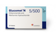 Cosmos Glucomet -N Glibenclamide+Metformin  HCL 5/500mg Tabs., x28